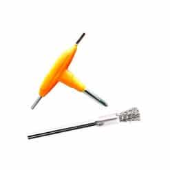 Cepillo limpiador de resistencias y destornillador Kit