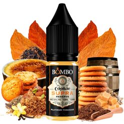 Platinum Tobaccos Nic Salts by Bombo Cookie Supra Reserve